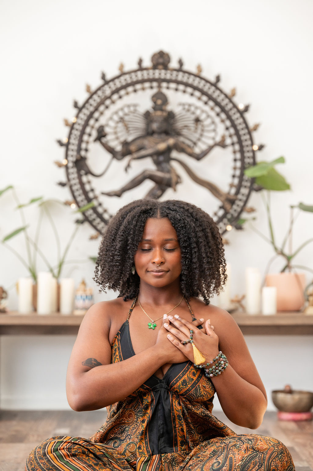 Daria, instructor at Blk Sunshyn Yoga